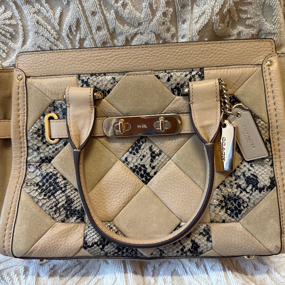 Coach Swagger Patchwork Bag - image 1